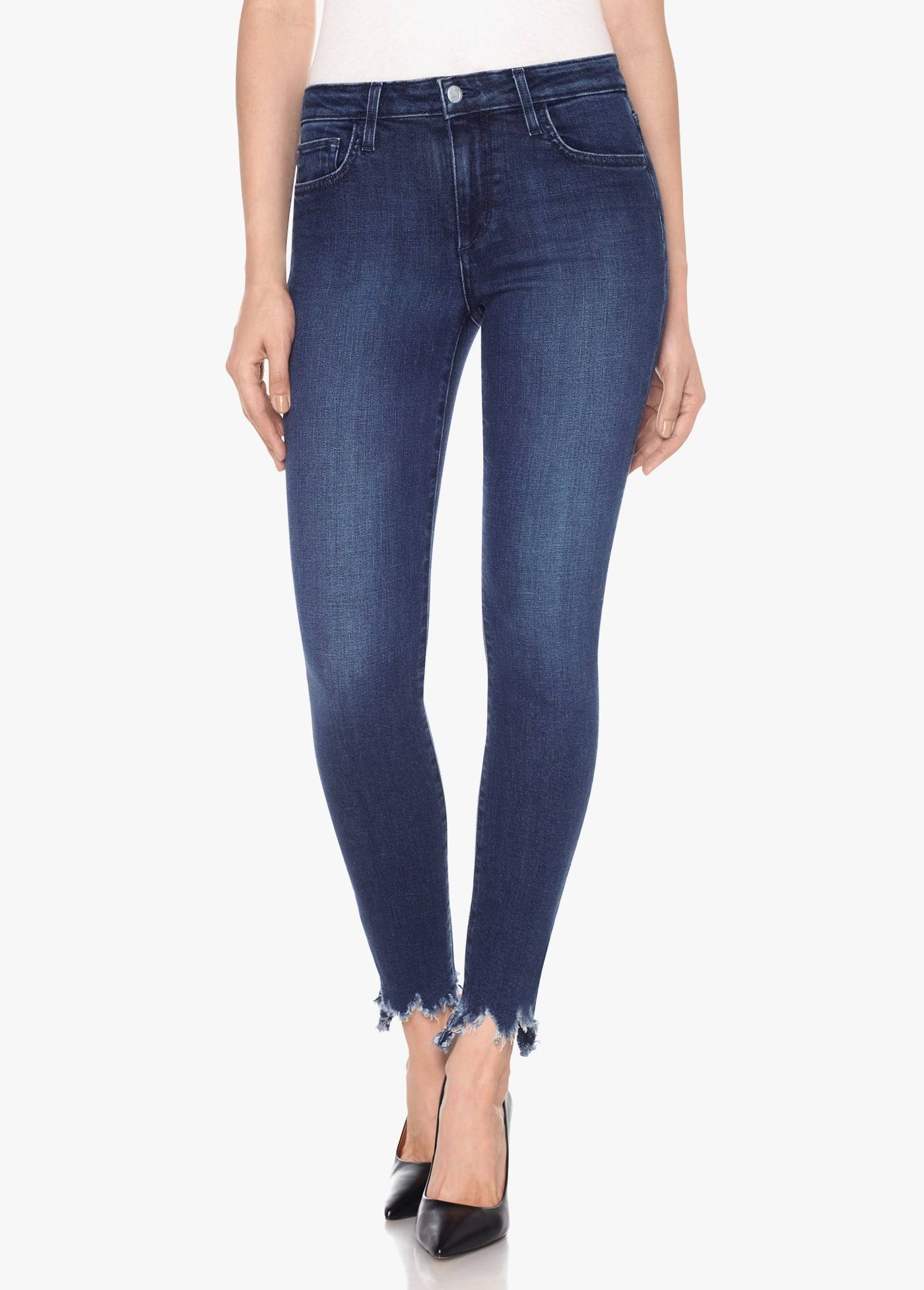 JOE'S JEANS - The Icon Everly Mid-rise Frayed edge ankle Skinny Jean.