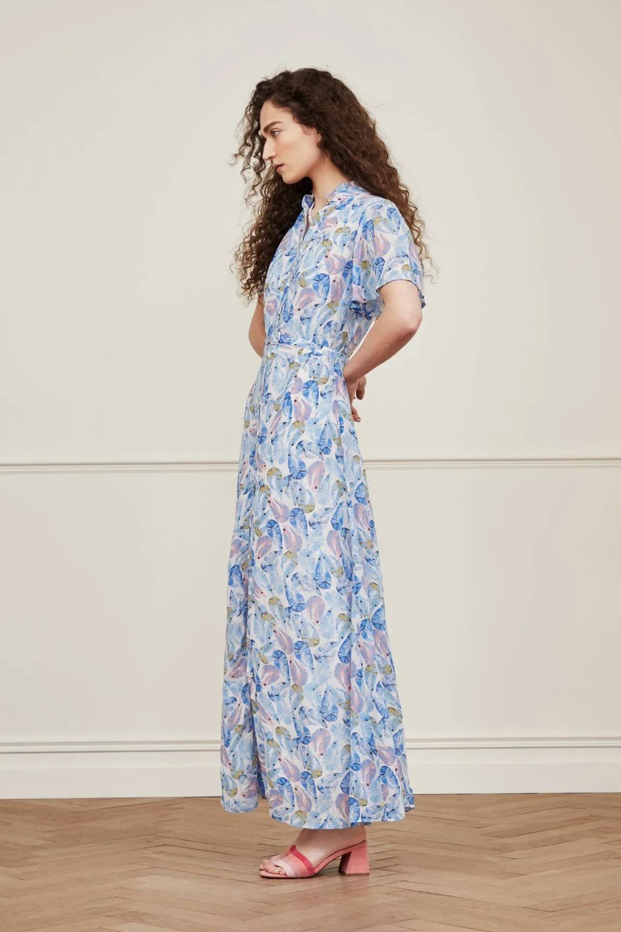 FABIENNE CHAPOT Ocean Blue Lilac Lus Shrimp Cocktail Mia Indy Dress Energy Clothing Stamford