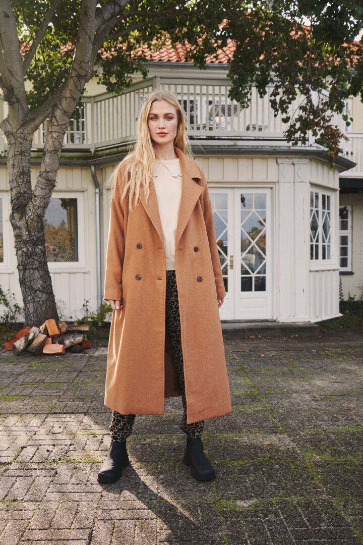 Zuivelproducten Motivatie Inactief SAINT TROPEZ - Camel Brown Nadine Coat – Energy Clothing Stamford