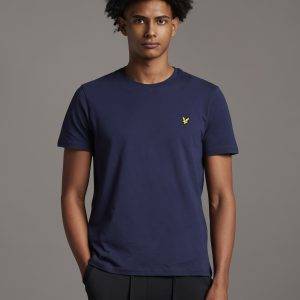 Lyle and Scott Mens Tonal Eagle T Shirt Jet Black