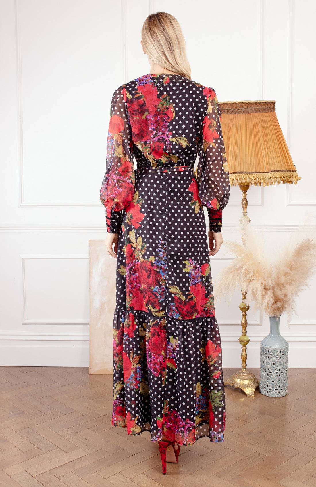 The_Moni_Tie_Waist_Velvet_Trim_Maxi_nbsp_Wrap_Dress_with_Blouson_Sleeve6