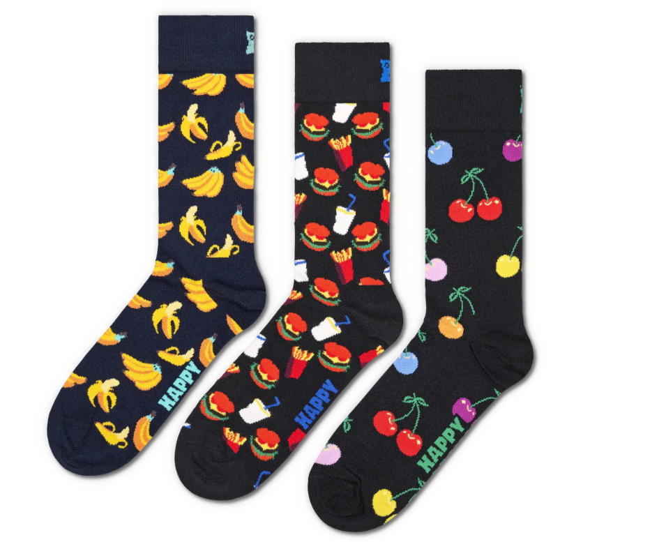 3 pack happy socks banana 3 pack happy socks banana
