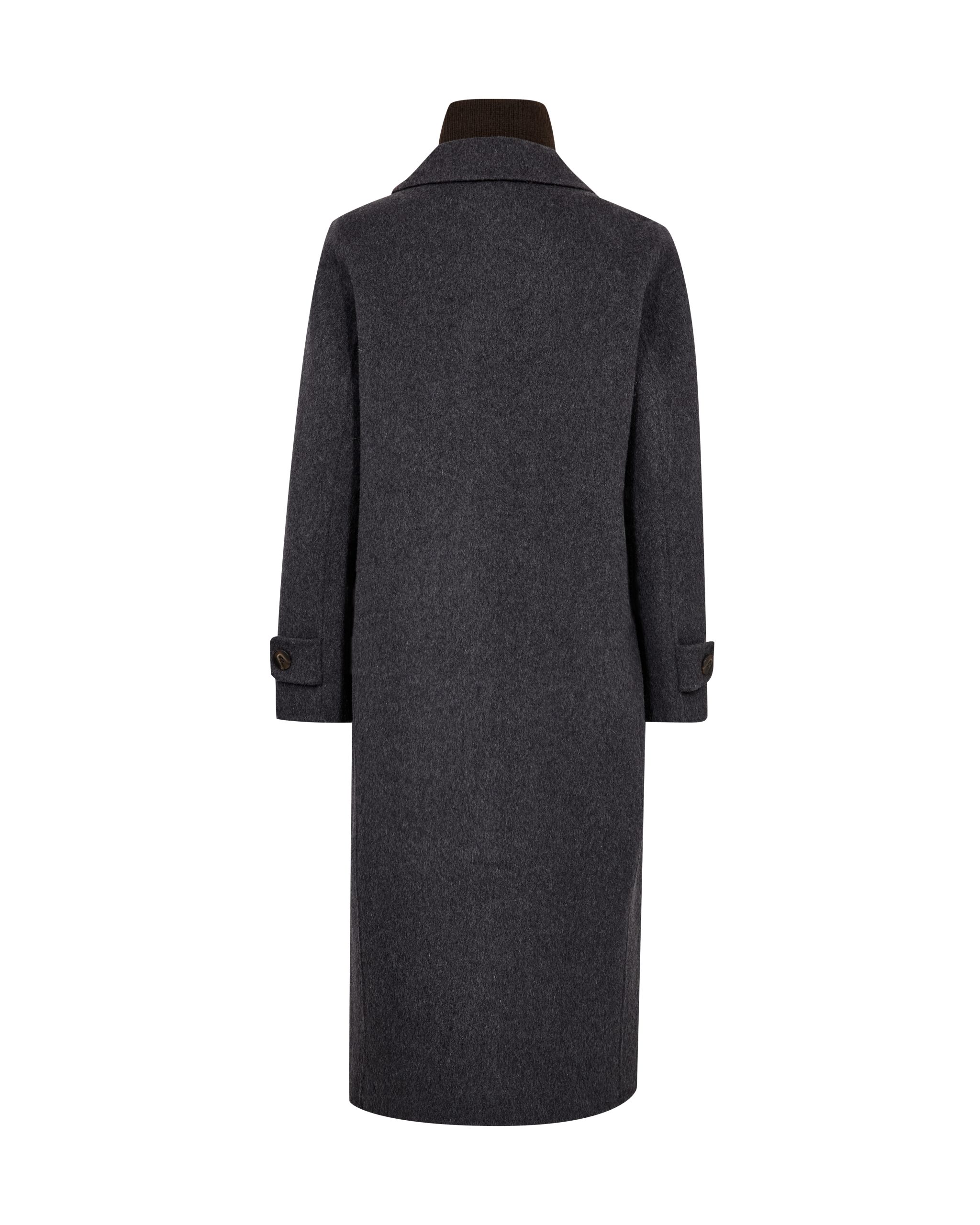 AW26-181410-880_2 MMAlva Loisa Mock Neck Coat Antracite AW26-181410-880_2 MMAlva Loisa Mock Neck Coat Antracite